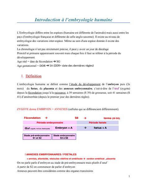 Introduction Lembryologie Humaine Warning Error During Font