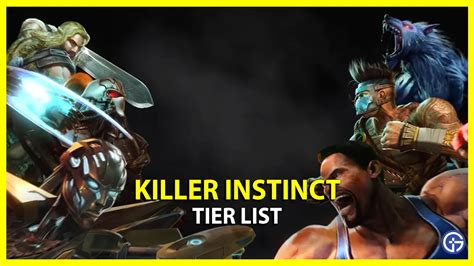 Killer Instinct Tier List - September 2023 (All Characters Ranked)