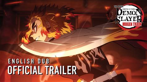 Demon Slayer Kimetsu No Yaiba The Movie Mugen Train English Dub