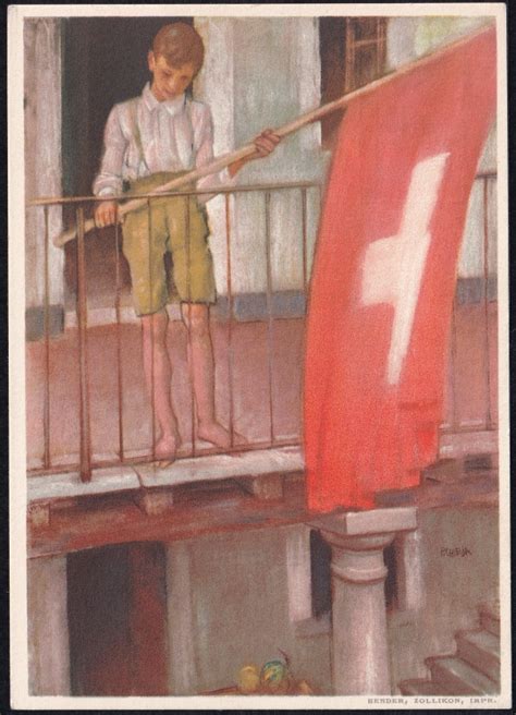 Schweiz Bundesfeierkarten 1931 Senn Mit Ziegen Riedholz Briefmarken