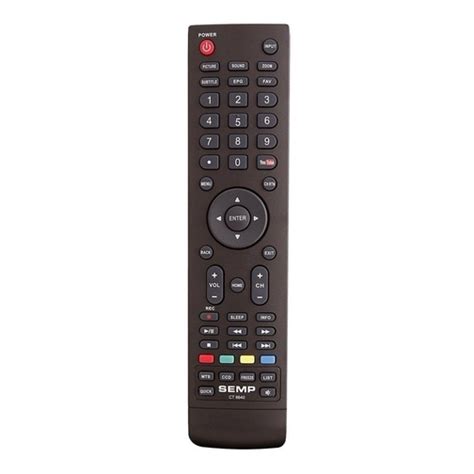 Controle Remoto Tv Semp Toshiba Dl I Ct Youtube Shopee Brasil