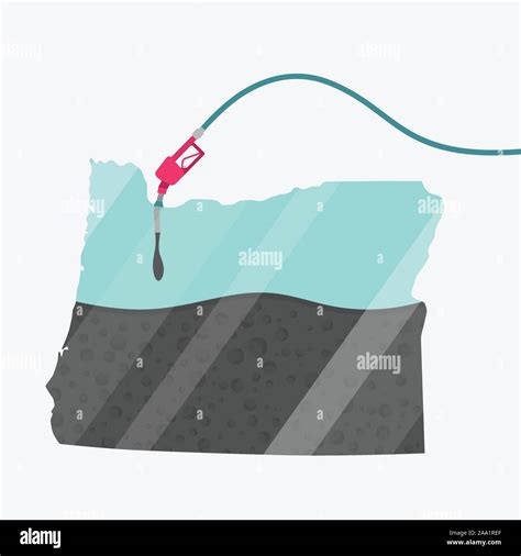 Mapa De Oreg N En Estados Unidos Siendo Alimentada Por El Petr Leo
