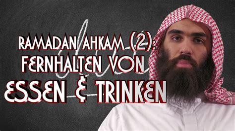 Ramadan Ahkam Fernhalten Von Essen Trinken Mit Ibrahim In