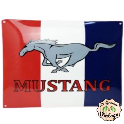 Plaque Maill E Ford Mustang Garage Atelier Les Plaques Publicitaires