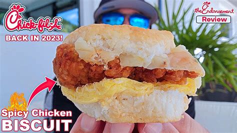 Chick Fil A Spicy Chicken Biscuit Review Back In