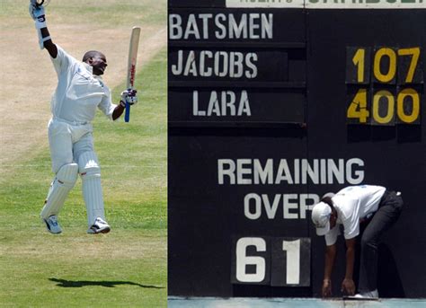 On This Day Watch Brian Lara Becomes The First Batsman To Score 400 In A Test Innings