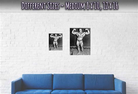 Arnold Schwarzenegger Poster Double Biceps Famous Pose Etsy