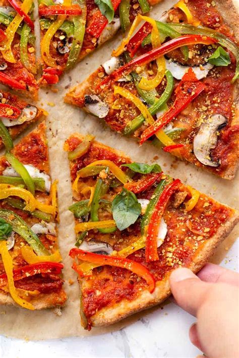 The Best Vegan Almond Flour Pizza Crust Simply Quinoa