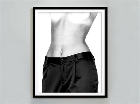 Nude Woman Poster Black And White Fashion Print Girls Bathroom Wall Art Hypebeast Room Decor