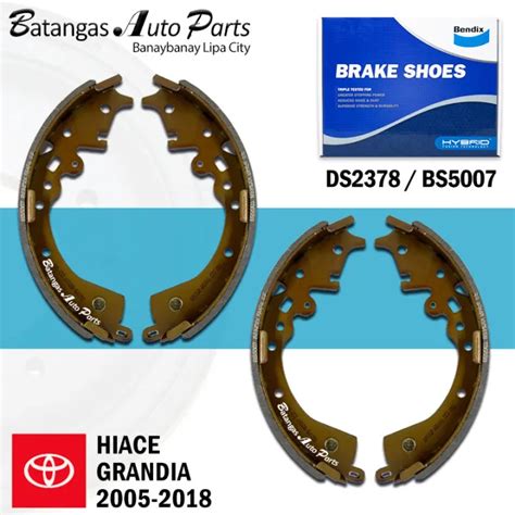 Bendix Brake Shoe Toyota Hiace Set Pcs Lazada Ph