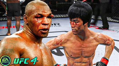 UFC 4 Bruce Lee VS Mike Tyson EA SPORTS UFC 4 YouTube