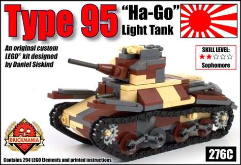 Type 95 Ha Go” Light Tank Now Available Brickmania Blog