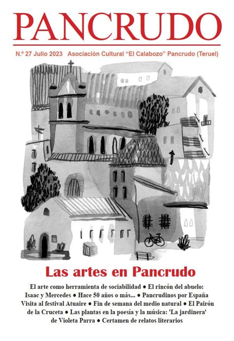 Pancrudo Sumario revista Pancrudo nº 27 2023