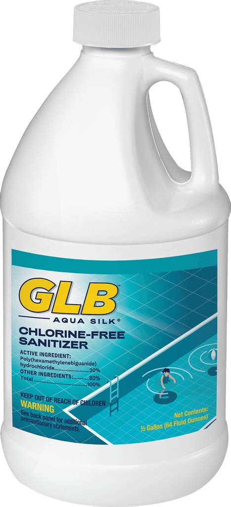 Glb Aqua Silk Chlorine Free Sanitizer 64oz Poolandspaflow