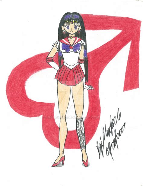 Super Sailor Mars By Meroko26 On Deviantart