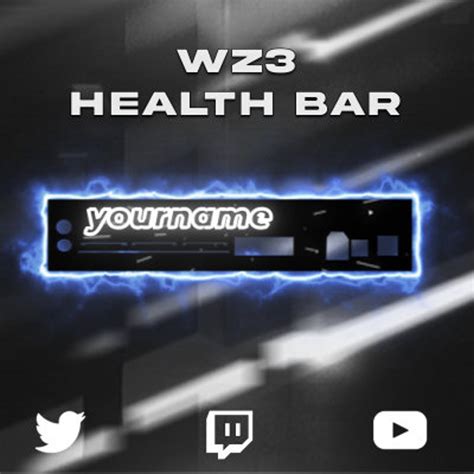 Animated Warzone Wz Health Bar For Livestreaming Twitch Youtube And