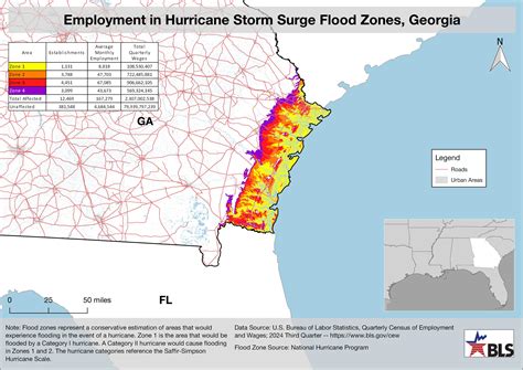Employment, wages, and establishment counts in hurricane flood zones