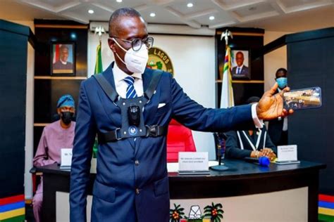 Sanwo Olu Unveils Body Worn Cameras For Security Personnel Sme