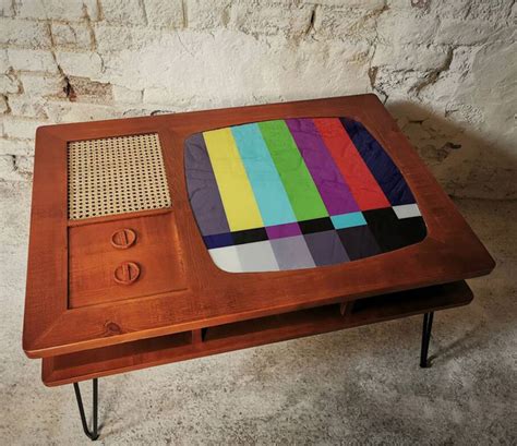 Retro TV coffee table by Cambrewood | LaptrinhX / News