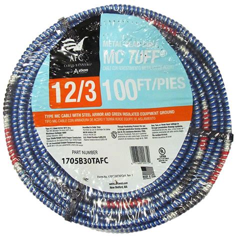 Afc Cable Systems X Ft Solid Mc Tuff Cable B Tafc The