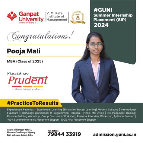 Ganpat University V M Patel Institute Of Management On Linkedin Guni