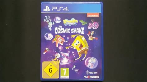 Spongebob Squarepants The Cosmic Shake Ps Unboxing Youtube