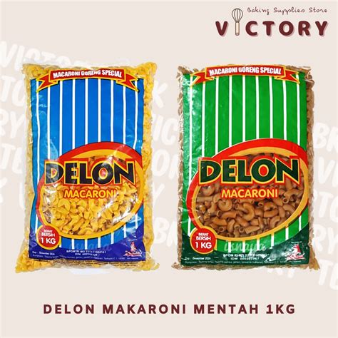 Jual Delon Makaroni Mentah Kg Makaroni Goreng Bantat Mekar Shopee