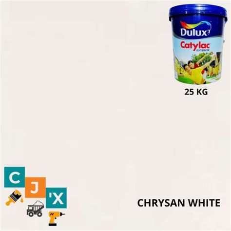 Promo Chrysan White Catylac Tinting Cat Tembok Dulux Catylac Exterior