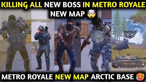 Killing All New Boss In Metro Royale New Arctic Base Map Pubg Metro