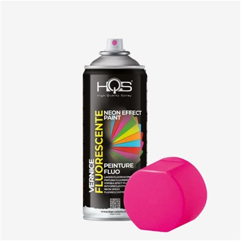 Vopsea Spray HQS FLUO FUCSIA Fluorescenta Fuxia Neon 400 Ml EMAG Ro