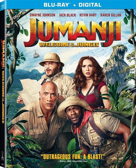 Jumanji Welcome To The Jungle Released On Dvd Blu Ray 4k Geekalerts