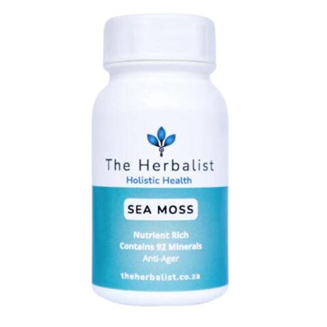 The Herbalist Sea Moss 60 Capsules Argan Green