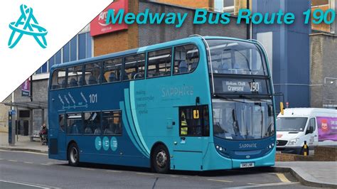 190 Chatham To Gravesend 🇬🇧 Arriva Medway Bus Full Route Bus Ride