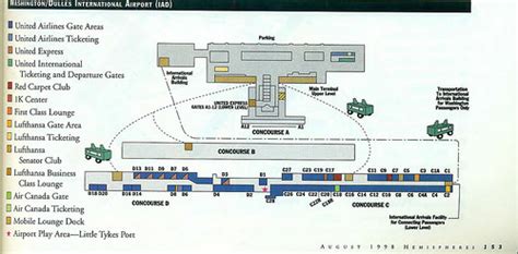 Washington National Airport Terminal Map