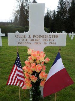 1Sgt Ollie John Poindexter 1917 1944 Mémorial Find a Grave