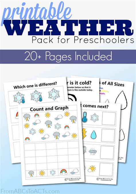 Printable Weather Worksheets For Kindergarten - Worksheet24