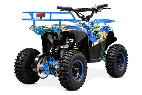 Quad Lectrique Enfant W Nmx Graffiti Bleu