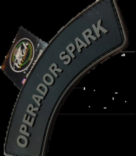 Patch Brasil Emborrachados Manicaca Operador Spark Meia Lua