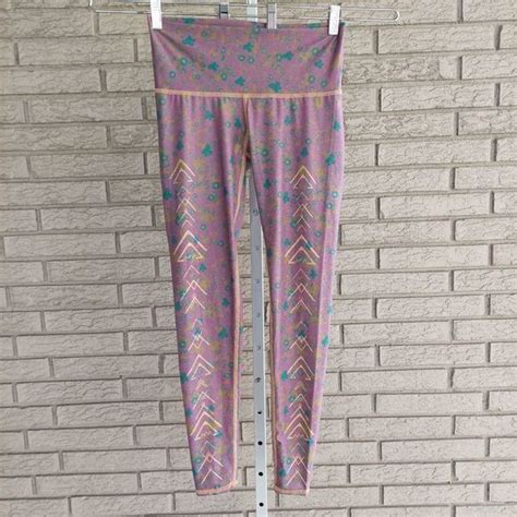 Teeki Pants Jumpsuits Teeki Hot Pant Meadow Pink Floral Leggings Recycled Bottles Medium