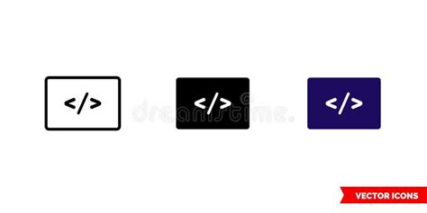 Coding Language Icon Black White Stock Illustrations 546 Coding