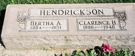 Bertha Alice Auker Hendrickson 1884 1951 Memorial Find A Grave