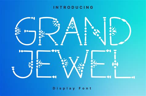 Grand Jewel Font By AchiArt Creative Fabrica