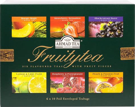 Ahmad Tea Ts Fruit Tea Selection Pack Black Teas Green Teas Fruit Teas Perfect Tea