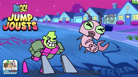 Teen Titans Go Jump Jousts Beast Boy Tramples The Competition Cn