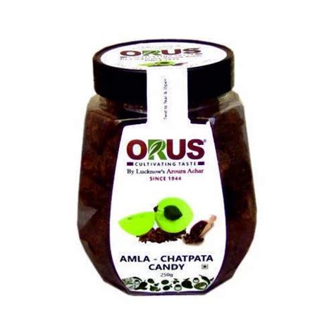 Orus Amla Chatpata Candy 250g Packaging Type Jar At Rs 160kg In Lucknow