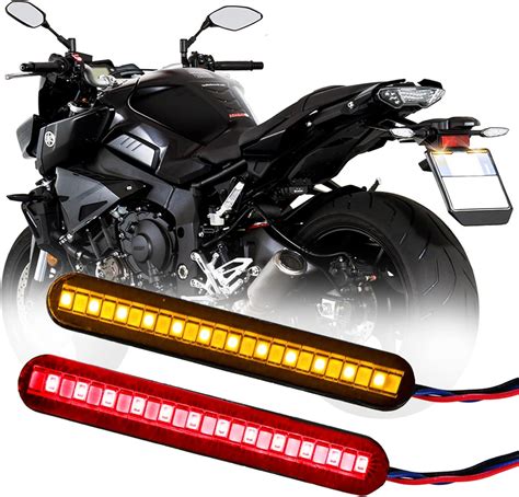 Jmtbno Ps Indicateur De Moto V Led Barre Lumineuse Moto D Bit D