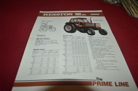 Hesston Fiat 980 980 Dt Tractors Dealers Brochure Amil15 Ver2 Ebay