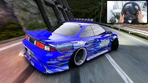 Silvia S14 Touge Drifting L Assetto Corsa Logitech G29 Steering