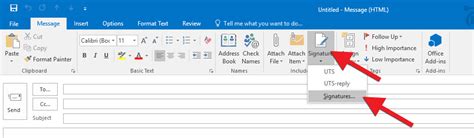 Creating A Signature In Outlook For Windows 10 Upplýsingatæknisvið