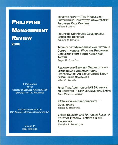 Philippine Corporate Governance Issues And Reforms Philippine